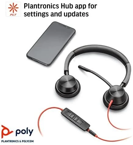 Hewlett Packard (HP) Laidinės ausinės Jack 3,5 mm / USB A Poly Blackwire C3325 juodas