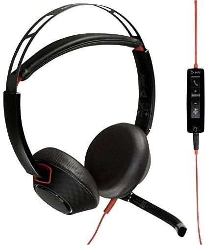 Plantronics POLY Blackwire C5220 USB-A 5200 Series Ausinės ant ausies USB ir 3,5 mm lizdas