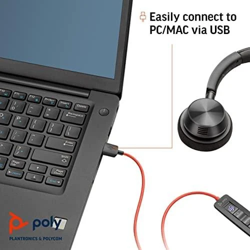 Poly Blackwire 3320 USB-C jungtis ir laidas