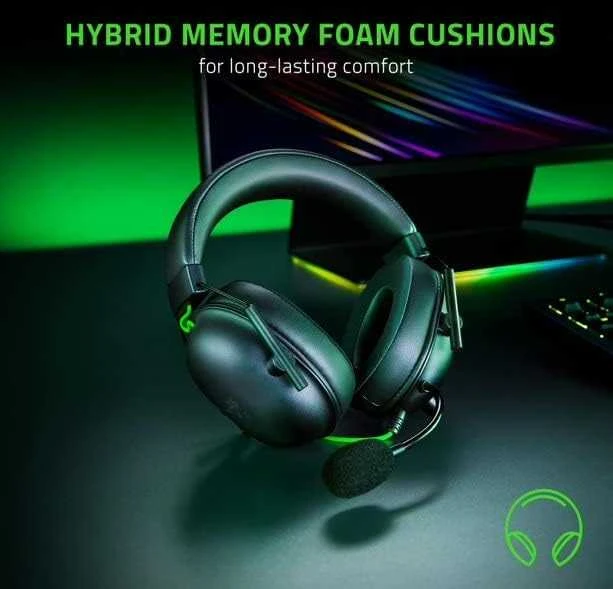 Ausinės Razer Esports BlackShark V2 X su laidu, Juodos
