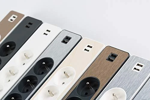 Schneider Electric Odace viršįtampių apsauga 5 lizdai 3 m juoda (ST9353B)