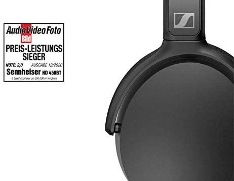 Belaidės ausinės Sennheiser Epos HD 450BT, Juodos