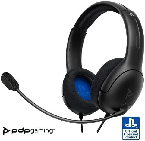 Žaidimų ausinės PDP Gaming LVL 40, skirtos PS4, Pilkos