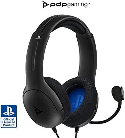 Žaidimų ausinės PDP Gaming LVL 40, skirtos PS4, Pilkos