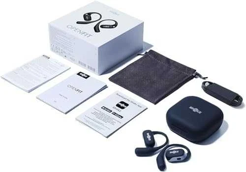 Ausinės Shokz OpenFit, Juodos spalvos