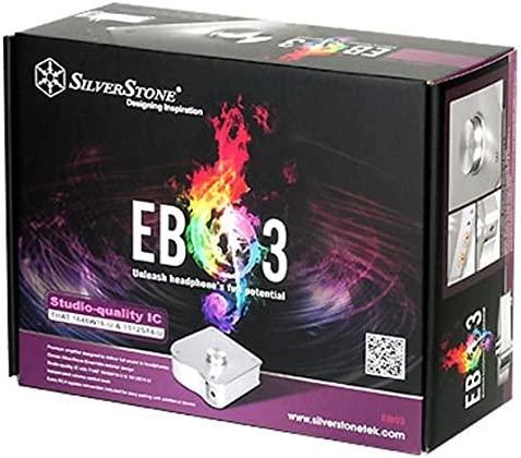 SilverStone SST-EB03S ausinių stiprintuvas – sidabro spalvos