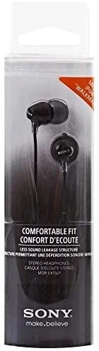 Į ausis įdedamos ausinės Sony MDR-EX15APB,  Juodos