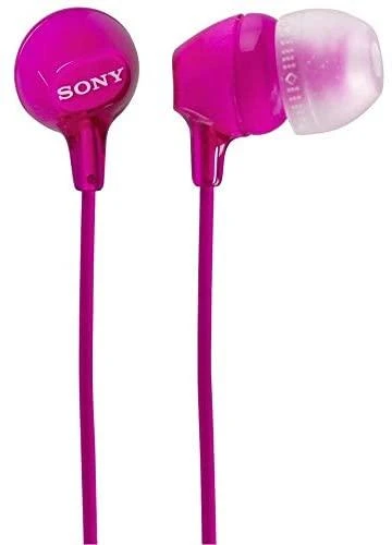 Į ausis įdedamos ausinės Sony MDR-EX15LP, rožinės