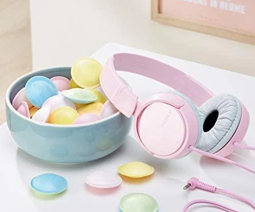 Sulankstomos ausinės Sony MDR-ZX110, Rožinės