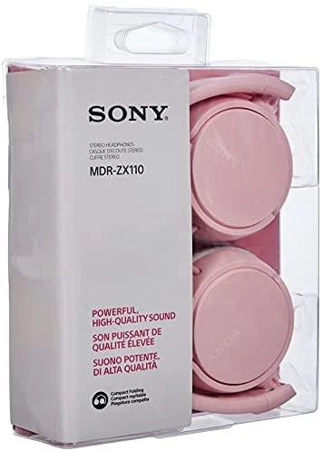 Sulankstomos ausinės Sony MDR-ZX110, Rožinės
