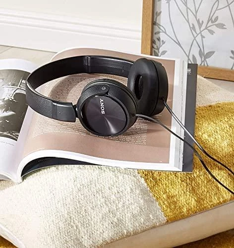 Sulankstomos kelioninės ausinės Sony MDR-ZX310, Juodos