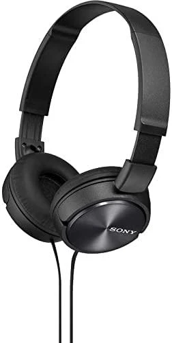 Sulankstomos kelioninės ausinės Sony MDR-ZX310, Juodos