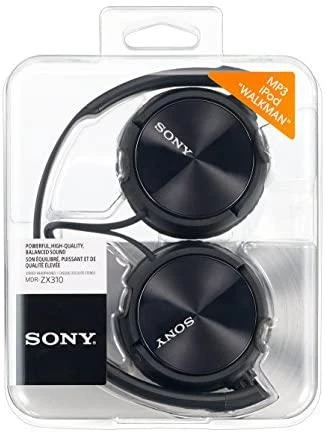Sulankstomos kelioninės ausinės Sony MDR-ZX310 Juodos | Varle.lt