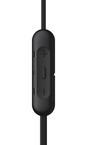 Belaidės į ausį įdedamos ausinės Sony WI-C310B su mikrofonu, juodos |  Varle.lt
