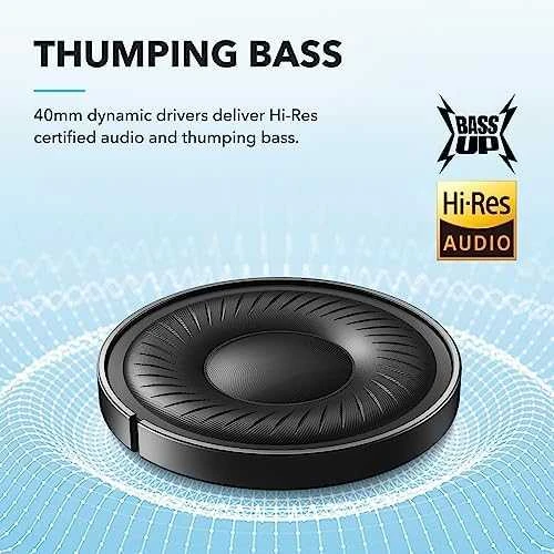 Ausinės Anker Soundcore Q20i, Juodos