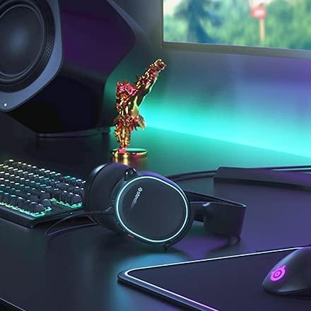 Žaidimų ausinės SteelSeries Arctis 5 (2019 leidimas) Juodos | Varle.lt