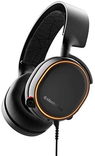 Žaidimų ausinės SteelSeries Arctis 5 (2019 leidimas) Juodos | Varle.lt