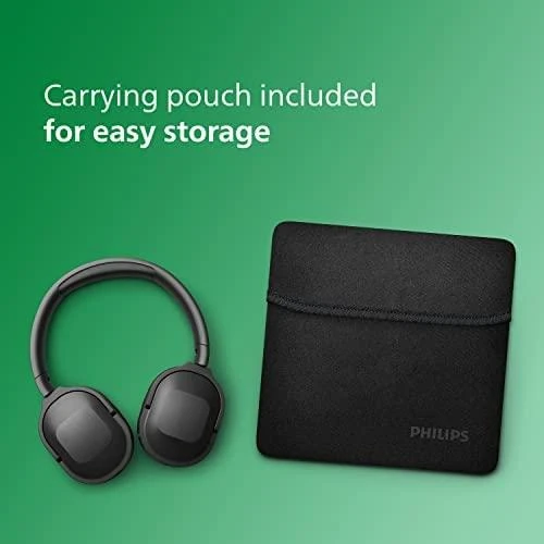 Philips Belaidės Ausinės TAH6506BK/00, ANC, Multipoint pairing, Slim ir lightweight