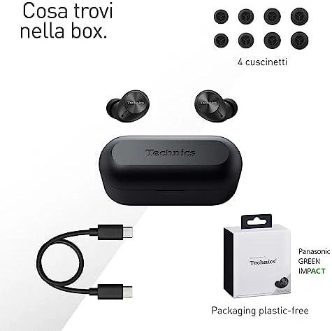 Ausinės Technics Technika EAH-AZ40M2EK Juoda