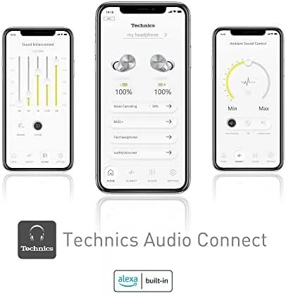 Ausinės Technics EAH-AZ60E-S, Sidabrinės spalvos