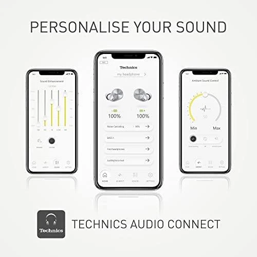 Ausinės Technics EAH-AZ60E-S, Sidabrinės spalvos