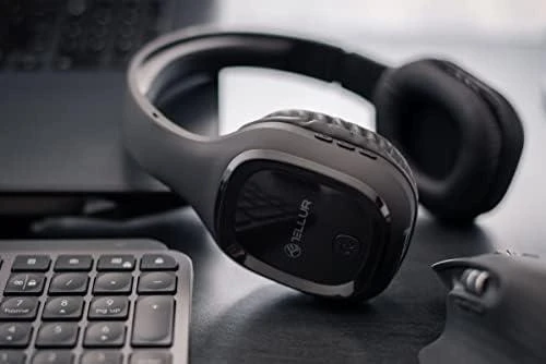 Juodos Bluetooth ant ausų ausinės Tellur Pulse