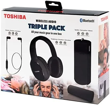 Ausinės Toshiba Triple Pack HSP-3P19-II juodas