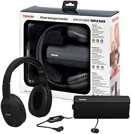 Ausinės Toshiba Triple Pack HSP-3P19-II juodas