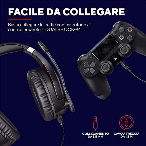 Žaidimų ausinės Trust GXT 488 Forze PS4 Gaming Headset PlayStation official licensed product, Juodos, 23530