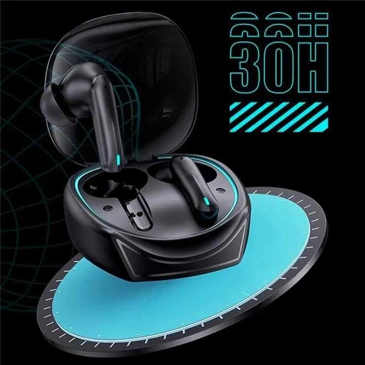 Ausinės Usams XJ13 Dual-mic ENC Gaming TWS, juodas