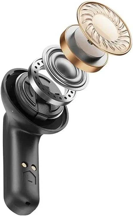 Ausinės Usams XJ13 Dual-mic ENC Gaming TWS, juodas