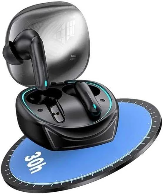 Ausinės Usams XJ13 Dual-mic ENC Gaming TWS, juodas