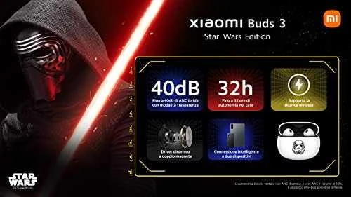 Xiaomi Buds 3 Star Wars Edition Ausinės (TWS), Baltos