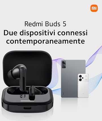 Redmi Buds 5 belaidės ausinės, Juodos