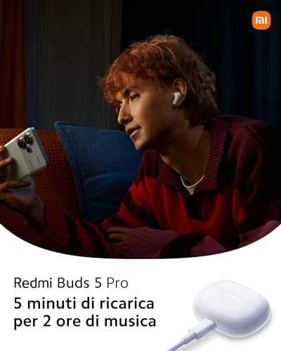Xiaomi Redmi Buds 5 Pro, Juodos