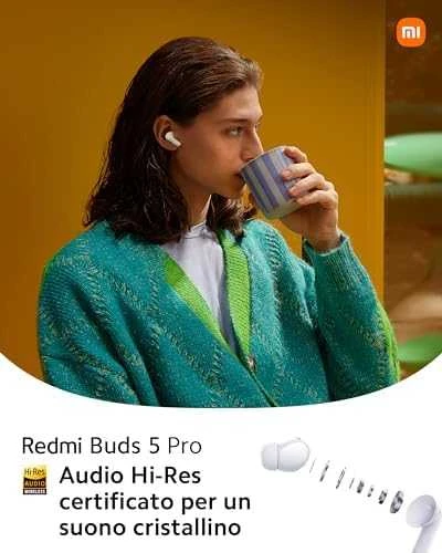 Xiaomi Redmi Buds 5 Pro, Juodos