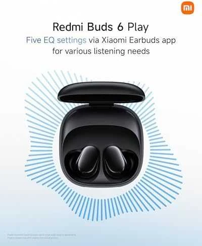 Belaidės ausinės Xiaomi Redmi Buds 6 Play, Juodos