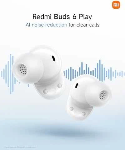 Belaidės ausinės Xiaomi Redmi Buds 6 Play, Juodos