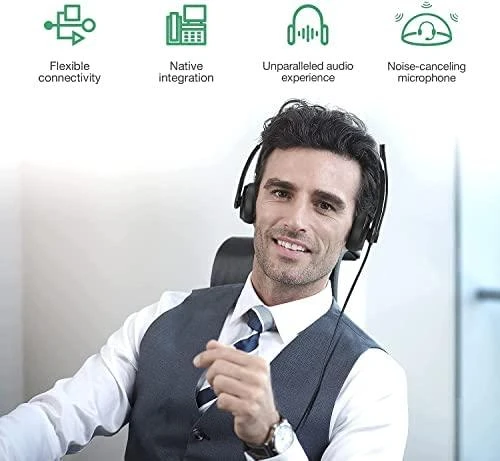Yealink UH34 Dual Microsoft Teams USB-Ausinės