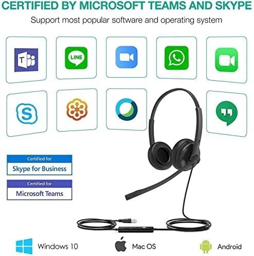 Yealink UH34 Dual Microsoft Teams USB-Ausinės