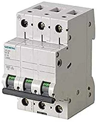 Siemens 5SL6306-7 Grandinės pertraukiklis 3P C 6A 6kA AC 5SL6306-7