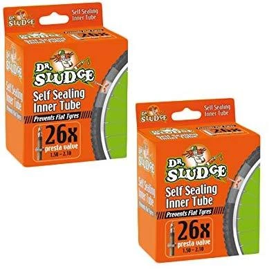 „Weldtite“ vidinė kamera su apsaugos nuo pradūrimo skysčiu DR SLUDGE PUNCTURE PROTECTION INNER TUBE 26'' x 1.50-2.10 presta (WLD-04015)