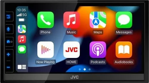 JVC KW-M785DBW jutiklinis ekranas su CarPlay sąsaja