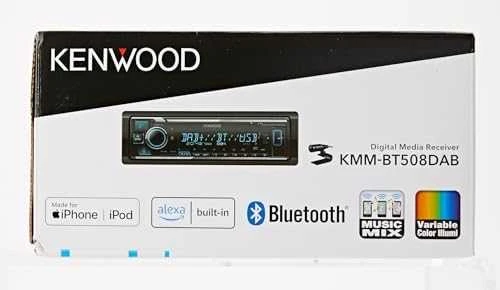Kenwood, KMM-BT508DAB USB MP3/WMA automagnetola su AUX įėjimu