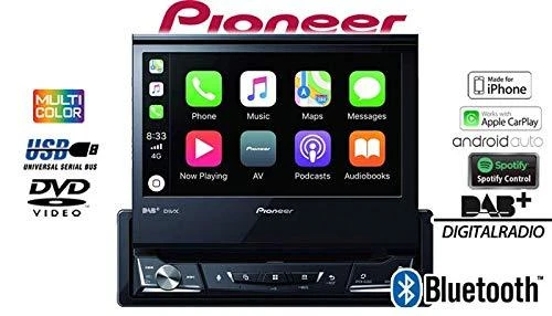 Pioneer AVH-Z7200DAB iššokantis ekranas