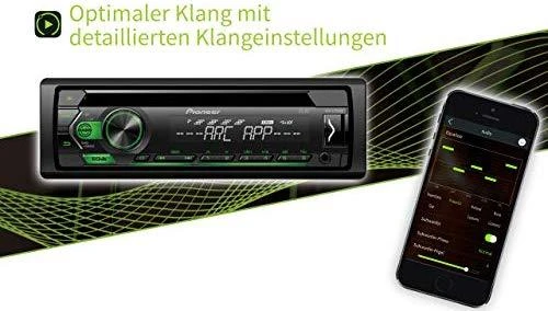 Pioneer DEH-S120UBG magnetolos garso reguliavimas telefonu