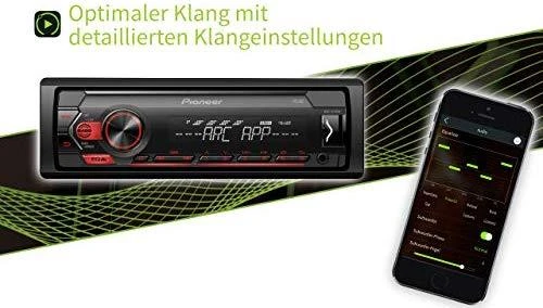 Pioneer MVH-S120UB automagnetola su valdymu telefonu