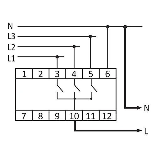 F&F Automatinis fazių keitiklis 16A 3x230V+N PF-431