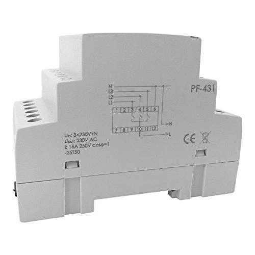 F&F Automatinis fazių keitiklis 16A 3x230V+N PF-431