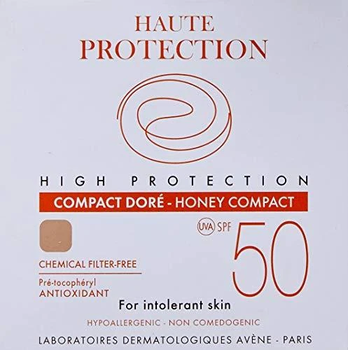 "Avene" tamsintas kompaktinis auksinis Spf50 10g